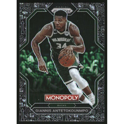 2022-23 Panini Prizm Monopoly All-Stars Monopoly Black #PS3 Giannis Antetokounmpo