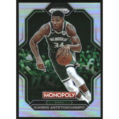 2022-23 Panini Prizm Monopoly All-Stars Silver #PS3 Giannis Antetokounmpo