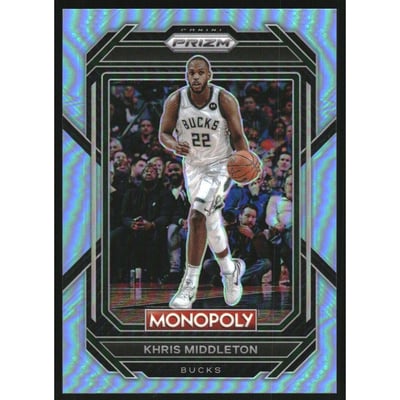 2022-23 Panini Prizm Monopoly Light Blue #50 Khris Middleton