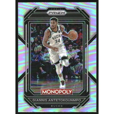 2022-23 Panini Prizm Monopoly Silver #49 Giannis Antetokounmpo