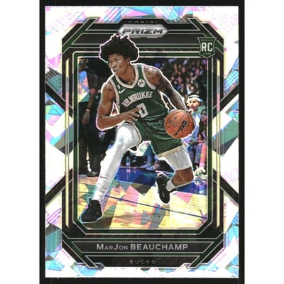 2022-23 Panini Prizm Prizms Ice #268 MarJon Beauchamp