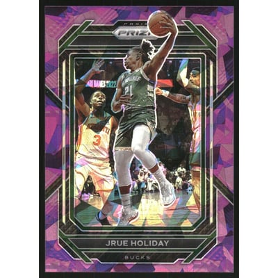 2022-23 Panini Prizm Prizms Purple Ice #113 Jrue Holiday