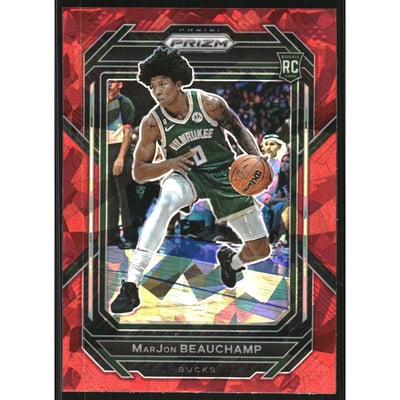 2022-23 Panini Prizm Prizms Red Ice #268 MarJon Beauchamp