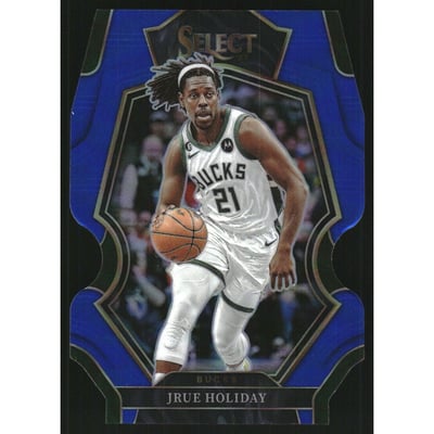 2022-23 Select Prizms Blue Die Cut #115 Jrue Holiday