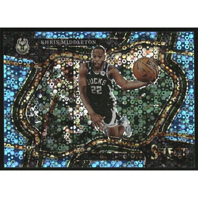 2022-23 Select Prizms Light Blue Disco #228 Khris Middleton