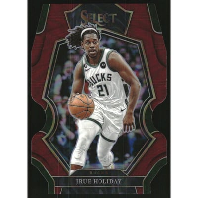 2022-23 Select Prizms Maroon Die Cut #115 Jrue Holiday