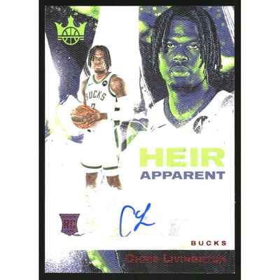 2023-24 Court Kings Heir Apparent Autographs Ruby #45 Chris Livingston