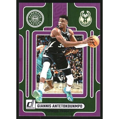 2023-24 Donruss Hardwood Masters Press Proof Purple #13 Giannis Antetokounmpo