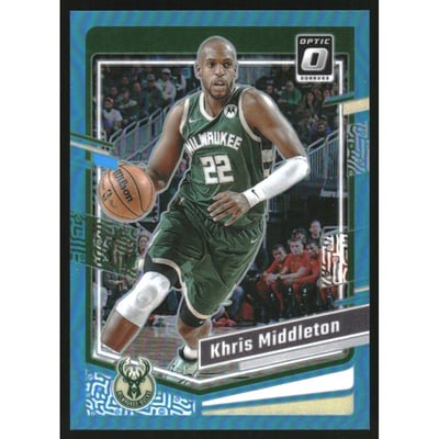 2023-24 Donruss Optic Aqua #11 Khris Middleton