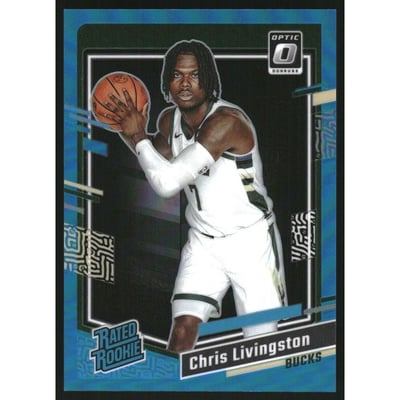 2023-24 Donruss Optic Aqua #222 Chris Livingston RR