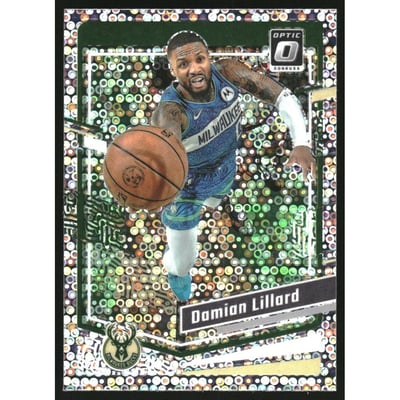 2023-24 Donruss Optic Fast Break Holo #4 Damian Lillard