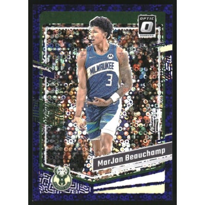 2023-24 Donruss Optic Fast Break Purple #119 MarJon Beauchamp
