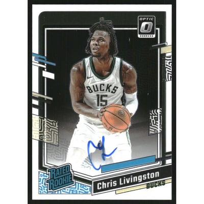 2023-24 Donruss Optic #296 Chris Livingston RR AU
