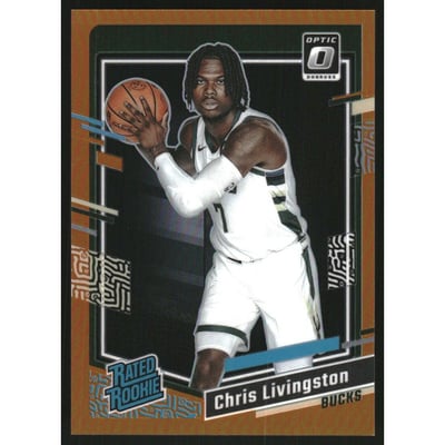2023-24 Donruss Optic Orange #222 Chris Livingston RR