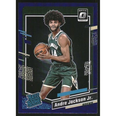 2023-24 Donruss Optic Purple #249 Andre Jackson Jr. RR