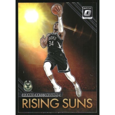 2023-24 Donruss Optic Rising Suns #16 Giannis Antetokounmpo