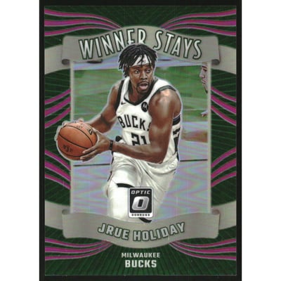 2023-24 Donruss Optic Winner Stays Pink #9 Jrue Holiday