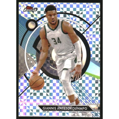 2023-24 Finest Checkerboard Refractors #15 Giannis Antetokounmpo C