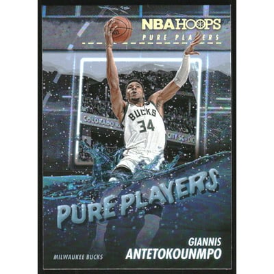 2023-24 Hoops Pure Players Winter Holo #3 Giannis Antetokounmpo