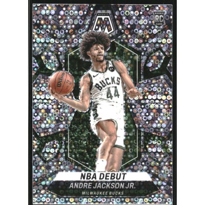 2023-24 Panini Mosaic Mosaic Fast Break Silver #259 Andre Jackson Jr./NBA Debut