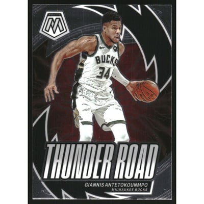 2023-24 Panini Mosaic Thunder Road #6 Giannis Antetokounmpo