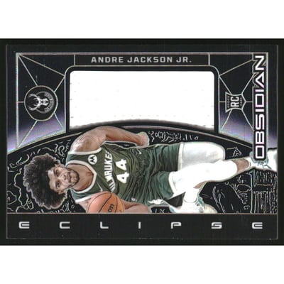 2023-24 Panini Obsidian Eclipse Materials #10 Andre Jackson Jr.