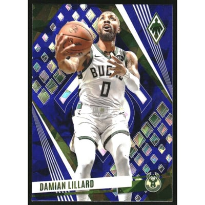 2023-24 Panini Phoenix Blue Ice #79 Damian Lillard