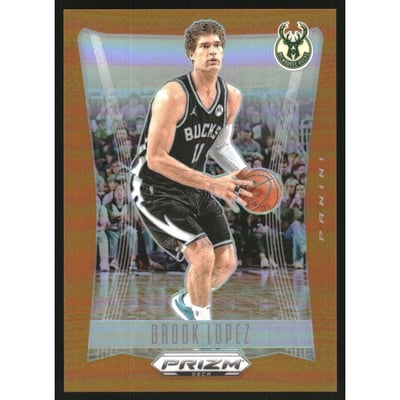 2023-24 Panini Prizm Deca Prizms Orange #217 Brook Lopez