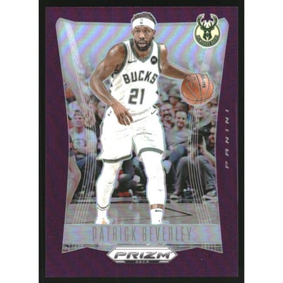 2023-24 Panini Prizm Deca Prizms Purple #221 Patrick Beverley