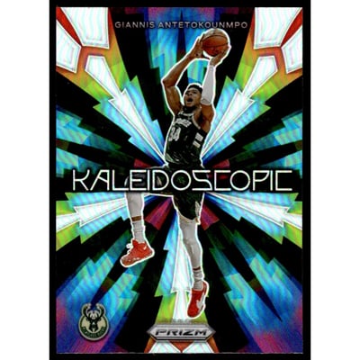 2023-24 Panini Prizm Kaleidoscopic Prizms Silver #4 Giannis Antetokounmpo