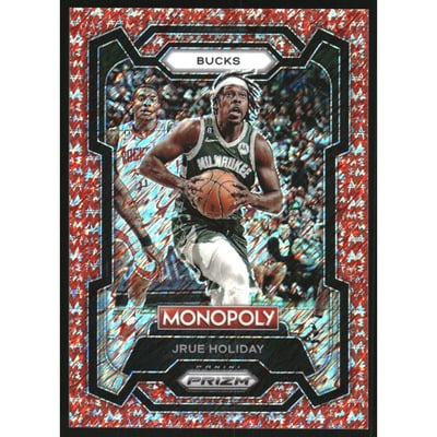 2023-24 Panini Prizm Monopoly Red Millionaire Shimmer #51 Jrue Holiday
