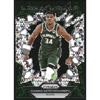 2023-24 Panini Prizm Prizm Break Prizms Fast Break #13 Giannis Antetokounmpo