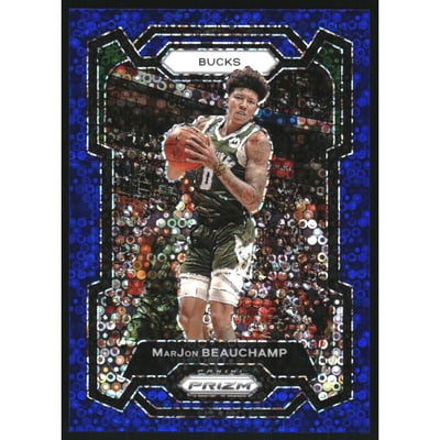 2023-24 Panini Prizm Prizms Fast Break Blue #259 MarJon Beauchamp