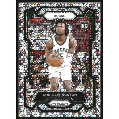 2023-24 Panini Prizm Prizms Fast Break #156 Chris Livingston
