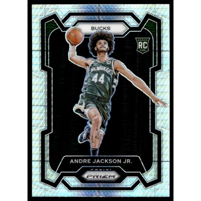 2023-24 Panini Prizm Prizms Hyper #131 Andre Jackson Jr.