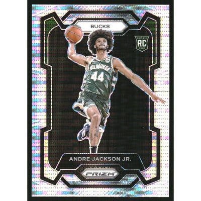2023-24 Panini Prizm Prizms Pulsar #131 Andre Jackson Jr.