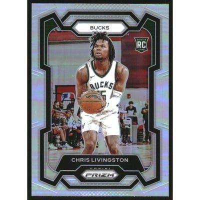 2023-24 Panini Prizm Prizms Silver #156 Chris Livingston