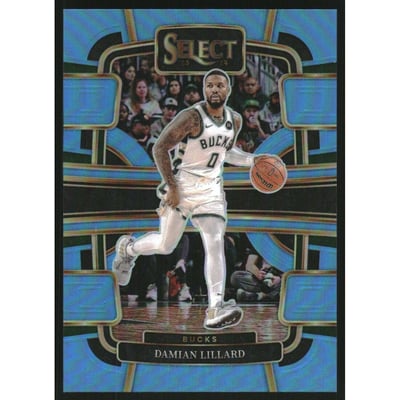 2023-24 Select Prizms Light Blue #63 Damian Lillard