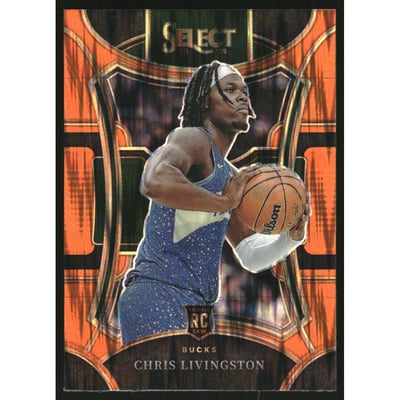 2023-24 Select Prizms Orange Flash #314 Chris Livingston