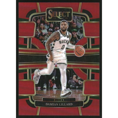 2023-24 Select Prizms Red #63 Damian Lillard