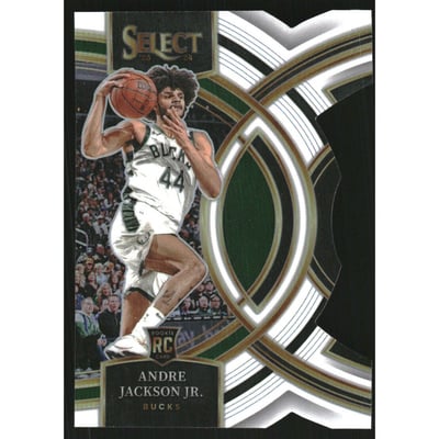 2023-24 Select Prizms White Die-Cut #134 Andre Jackson Jr.