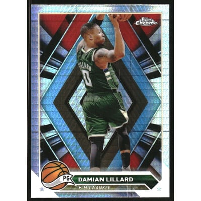 2023-24 Topps Chrome Prism Refractors #132 Damian Lillard
