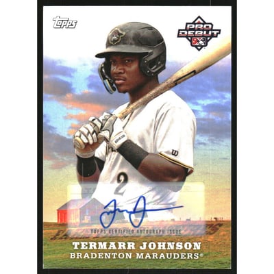 2023 Topps Pro Debut Farm Fresh Futures Autographs #FF3 Termarr Johnson
