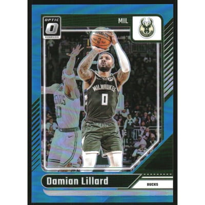 2024-25 Donruss Optic Aqua #83 Damian Lillard