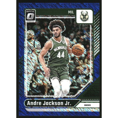 2024-25 Donruss Optic Blue Shimmer #1 Andre Jackson Jr.