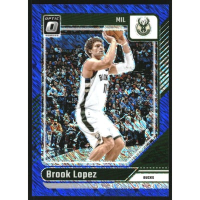 2024-25 Donruss Optic Blue Shimmer #116 Brook Lopez