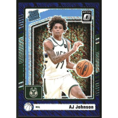 2024-25 Donruss Optic Purple Shimmer #277 AJ Johnson RR