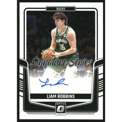 2024-25 Donruss Optic Signature Series #11 Liam Robbins