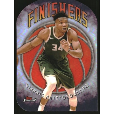2024-25 Finest Finishers Refractors #F3 Giannis Antetokounmpo