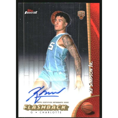 2024-25 Finest Flashback Autographs #FBAKS KJ Simpson Jr.